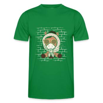Sport équestre équestre - T-shirt sport Homme - vert - Devant - AI Model Male 178 dark (178cm)