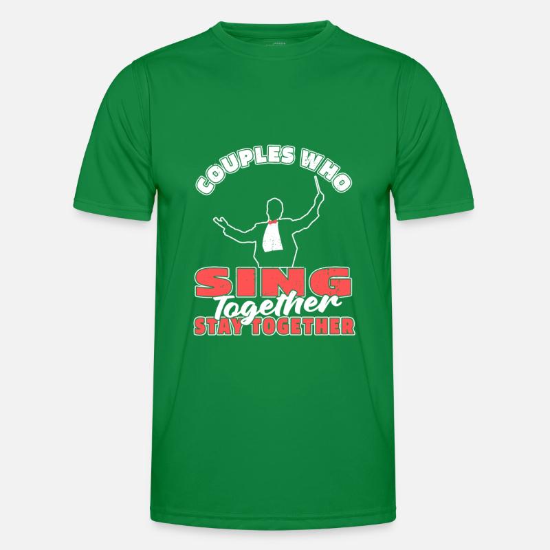 Chorleiter Paar Männer Funktions-T-Shirt