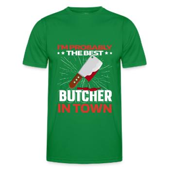 Boucher boucher boucher - T-shirt sport Homme - vert - Devant - AI Model Male 178 dark (178cm)