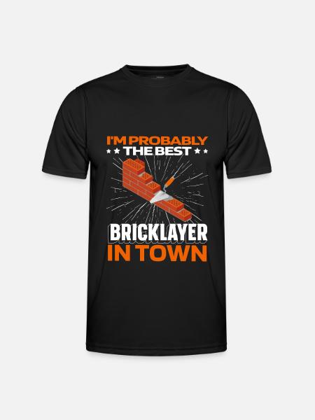 Masonry brick - Men's Functional T-Shirt - black