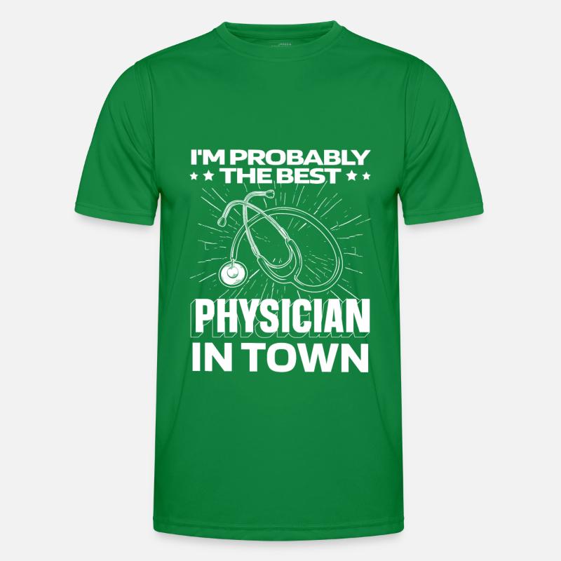General Practitioner Doctor Stethoscope Men's Functional T-Shirt