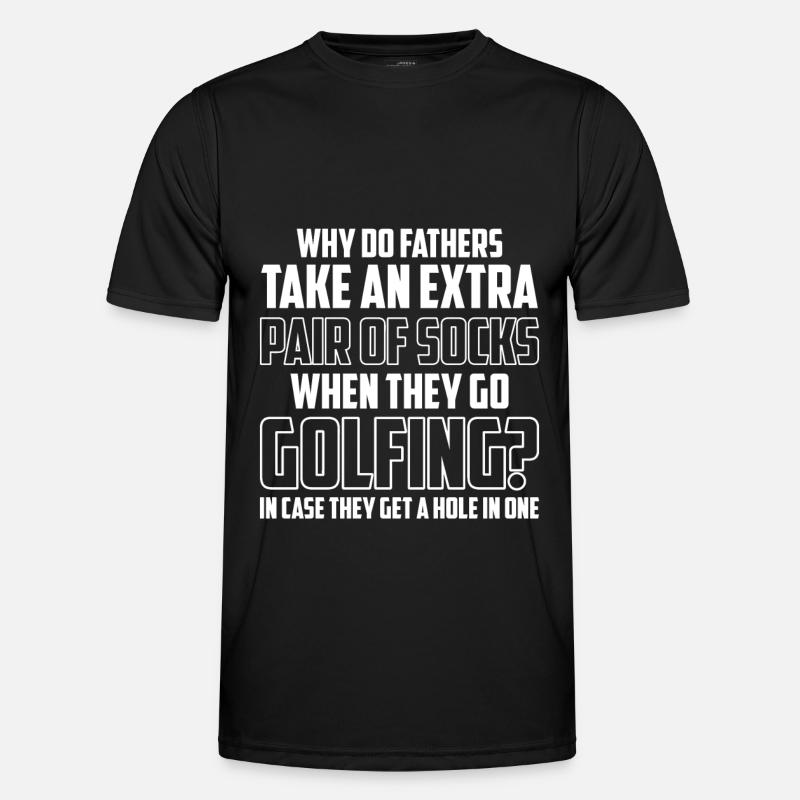 Vaterwitze Papa - Männer Funktions-T-Shirt - Schwarz