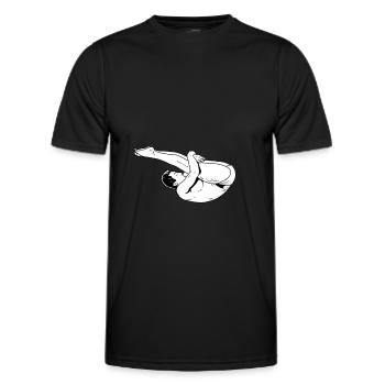 Plongeurs plongeurs - T-shirt sport Homme - noir - Devant - AI Model Male 178 dark (178cm)