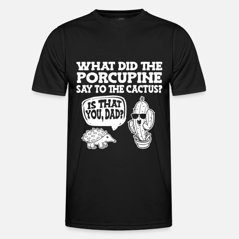 Cactus Garden - Men's Functional T-Shirt - black