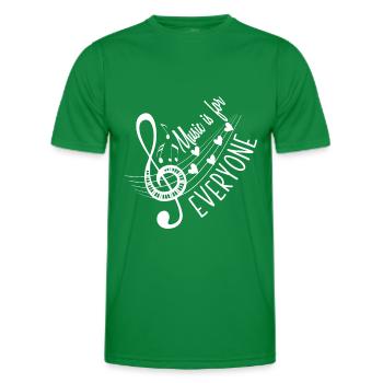 Music Teacher Music Teacher - Men's Functional T-Shirt - kelly green - Front - AI Model Male 178 dark (178cm)