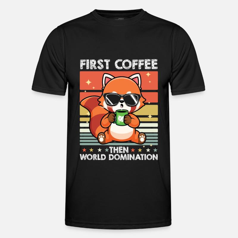 Fuchs Coffee - Men's Functional T-Shirt - black