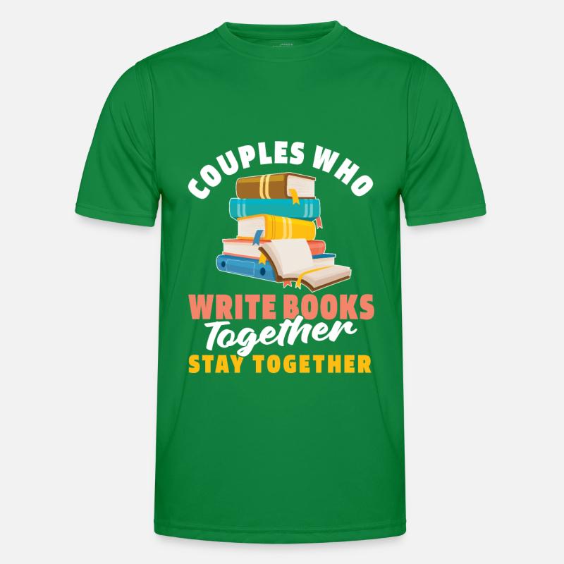 Writer Author Couple Men's Functional T-Shirt