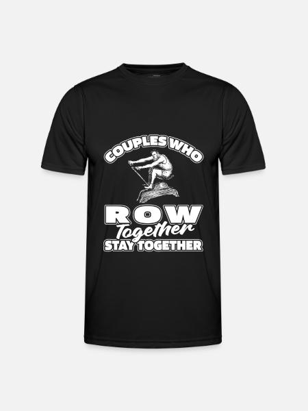 Rowing Pairs - Men's Functional T-Shirt - black
