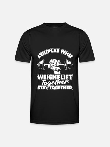 Weightlifting Weightlifting Pair - Men's Functional T-Shirt - black