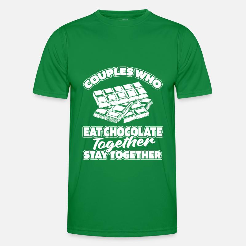 Paire de chocolat T-shirt sport Homme