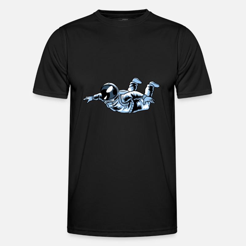 Skydiving Skydiving Astronaut Men's Functional T-Shirt