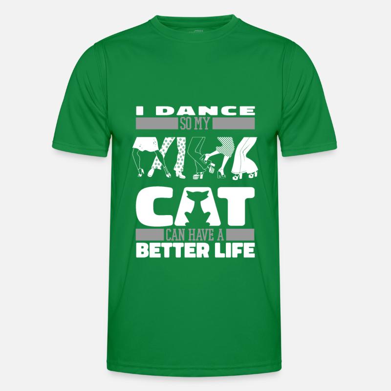 Professeur de danse chat T-shirt sport Homme