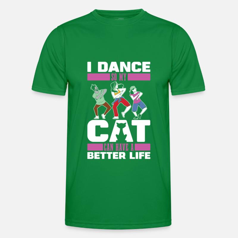 Professeur de danse chat T-shirt sport Homme