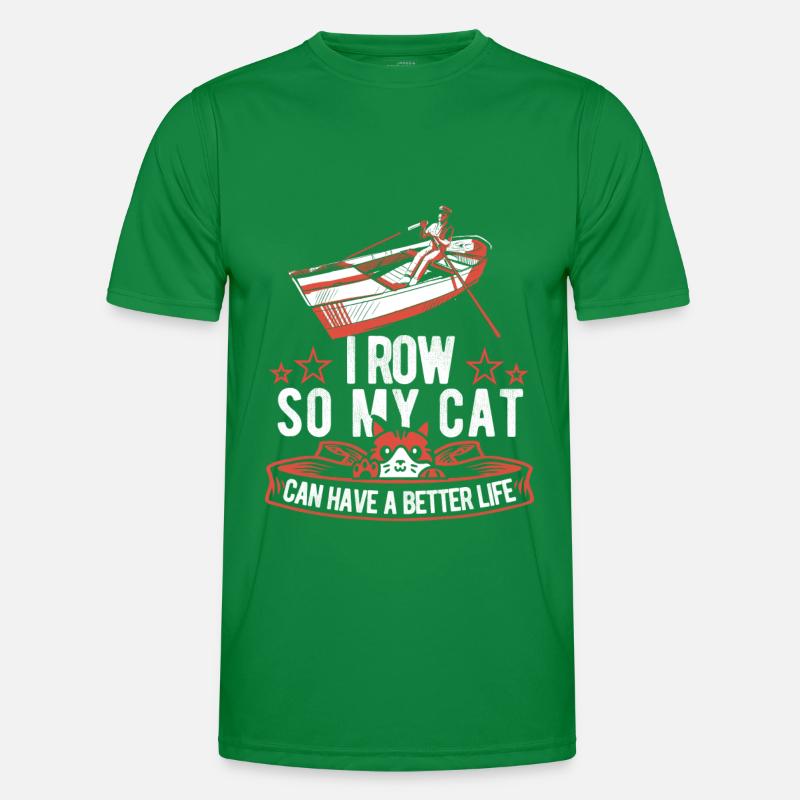 Rameur Chat Rameur T-shirt sport Homme