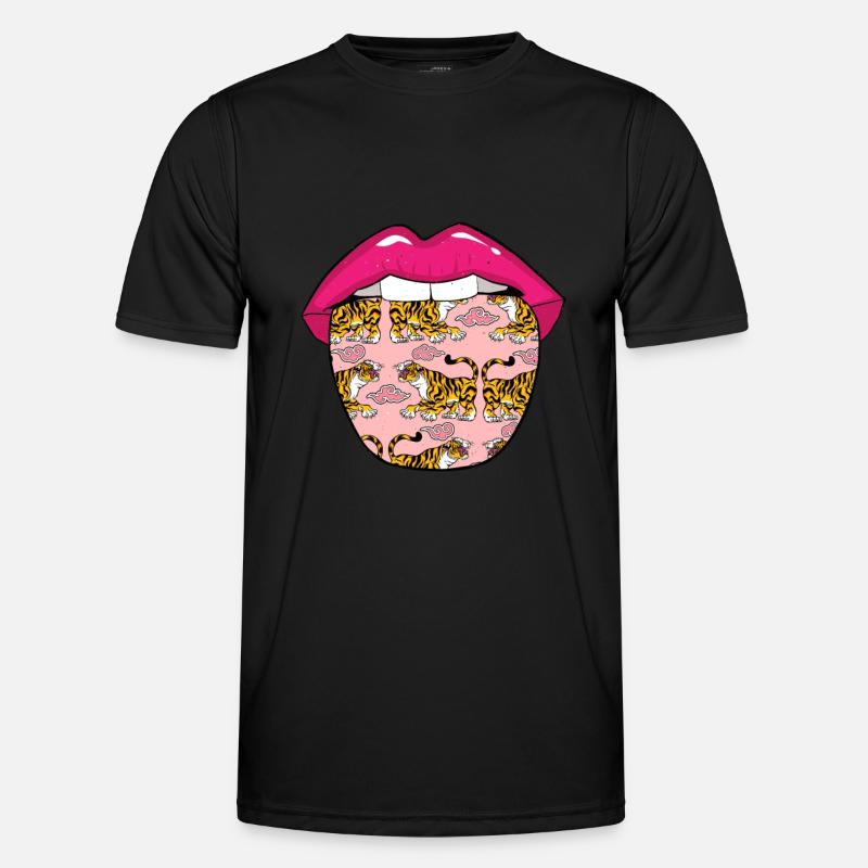 Tiger Lips - Men's Functional T-Shirt - black