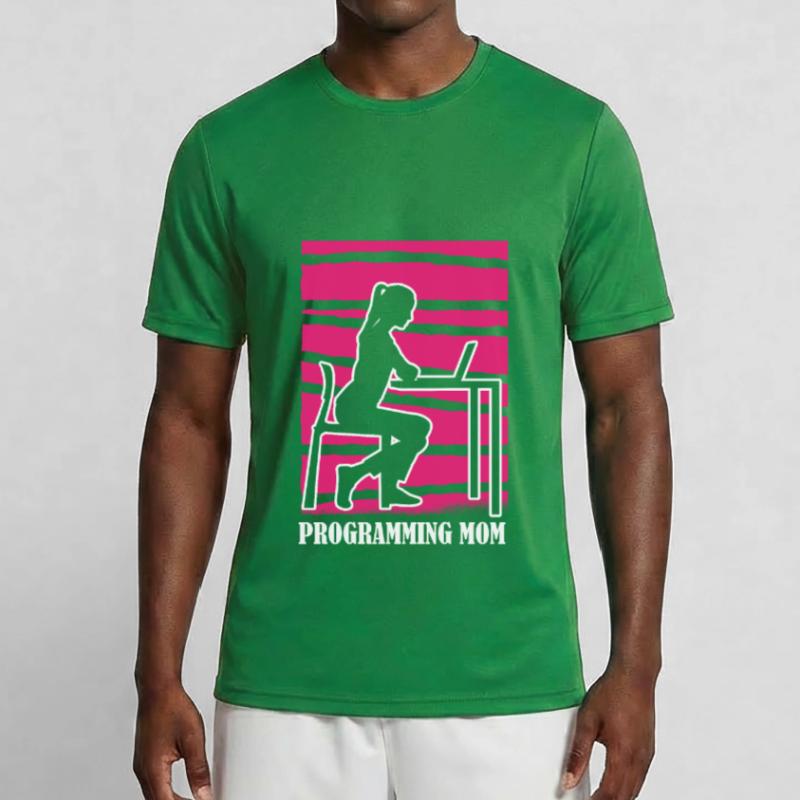 Entwickler Coder Programmierer Mama Männer Funktions-T-Shirt