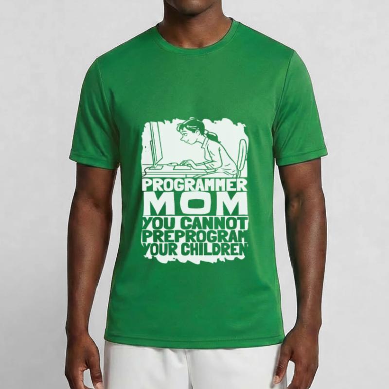 Entwickler Coder Programmierer Mama Männer Funktions-T-Shirt