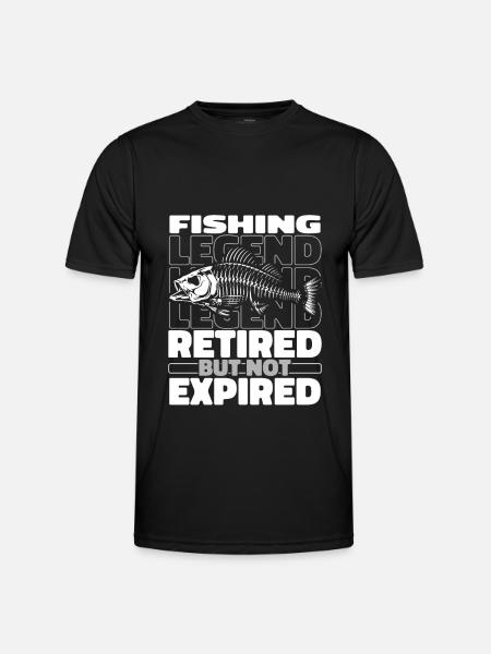 Retired fishing - Men's Functional T-Shirt - black