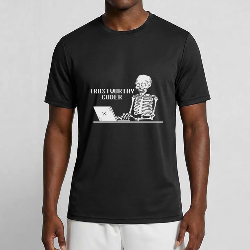 Développeur Coder Programmeur Squelette T-shirt sport Homme