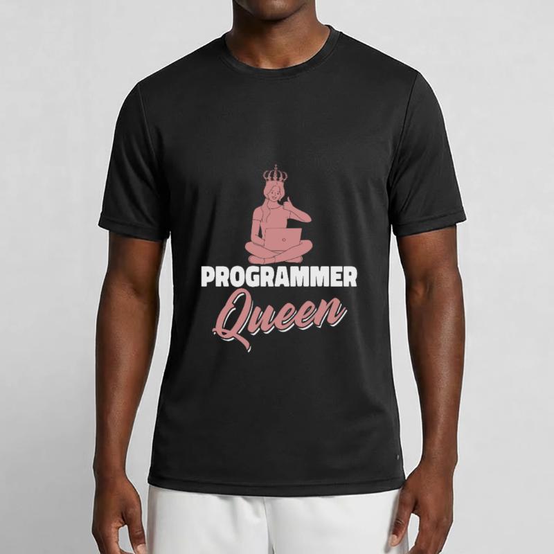 Developer Coder Programmer Queen Men's Functional T-Shirt