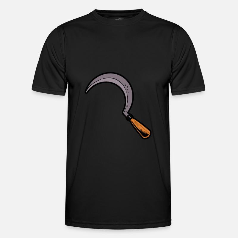 Hobbygärtner Garten Sichel Männer Funktions-T-Shirt