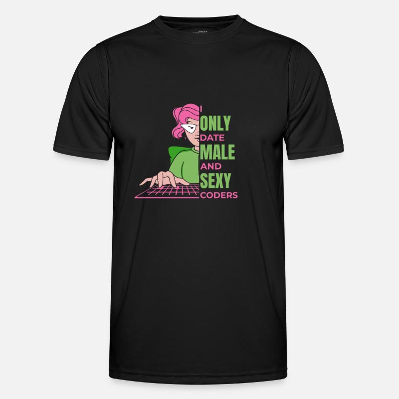 Entwickler Coder Programmierer Humor - Männer Funktions-T-Shirt - Schwarz