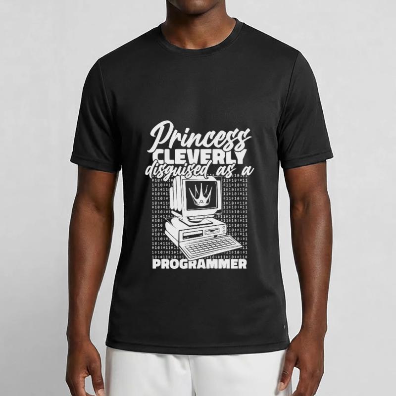 Entwickler Coder Programmierer Prinzessin Männer Funktions-T-Shirt