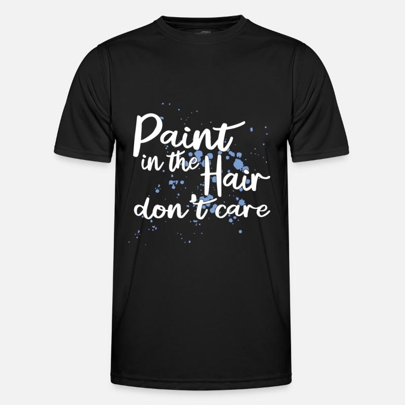 Painter Varnisher Fun - Men's Functional T-Shirt - black