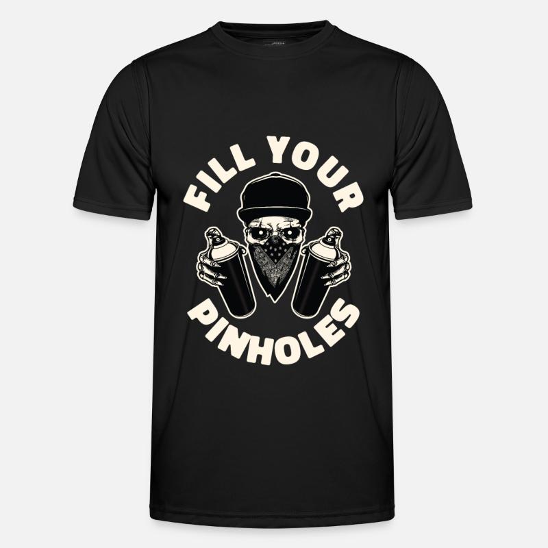 Painter Varnisher Spray Paint - Men's Functional T-Shirt - black