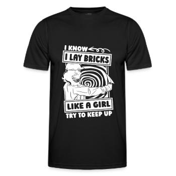 Mason Girl - Men's Functional T-Shirt - black - Front - AI Model Male 178 dark (178cm)