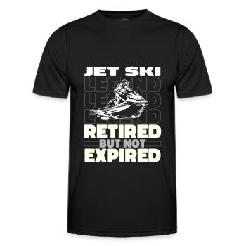 Jet Ski Im Ruhestand - Männer Funktions-T-Shirt - Schwarz - Vorne - AI Model Male 178 dark (178cm)