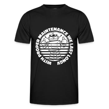 Robotique Ai Robot - T-shirt sport Homme - noir - Devant - AI Model Male 178 dark (178cm)