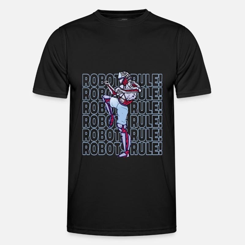 Robotics Ai Robot - Men's Functional T-Shirt - black