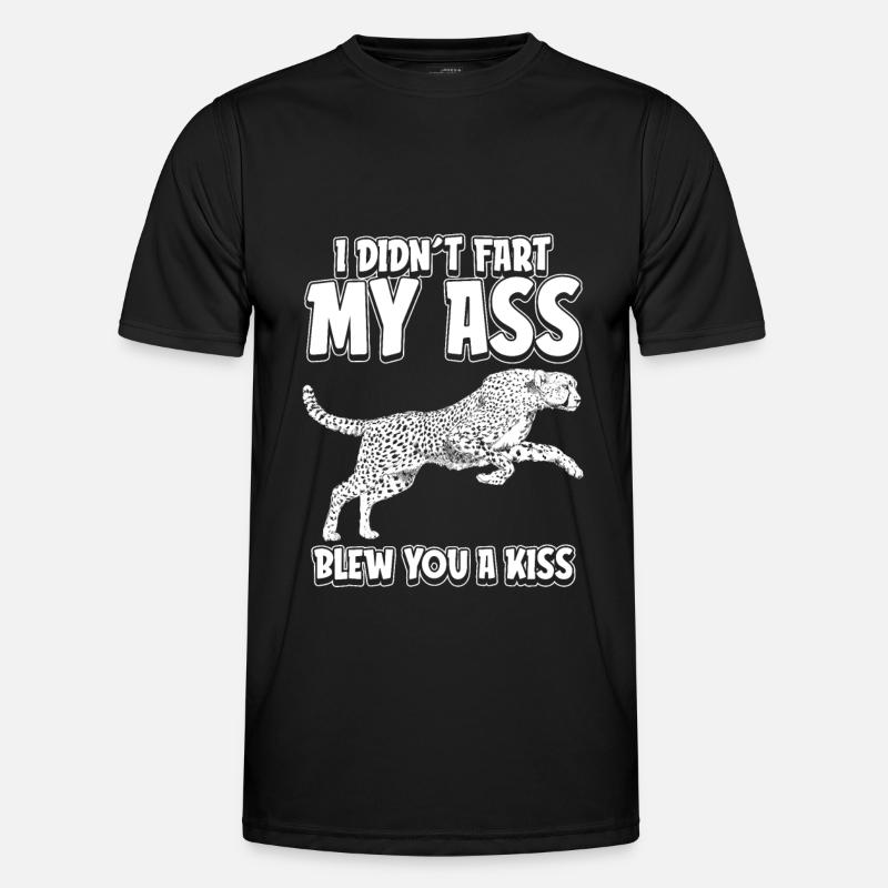 Cheetah Funny - Men's Functional T-Shirt - black