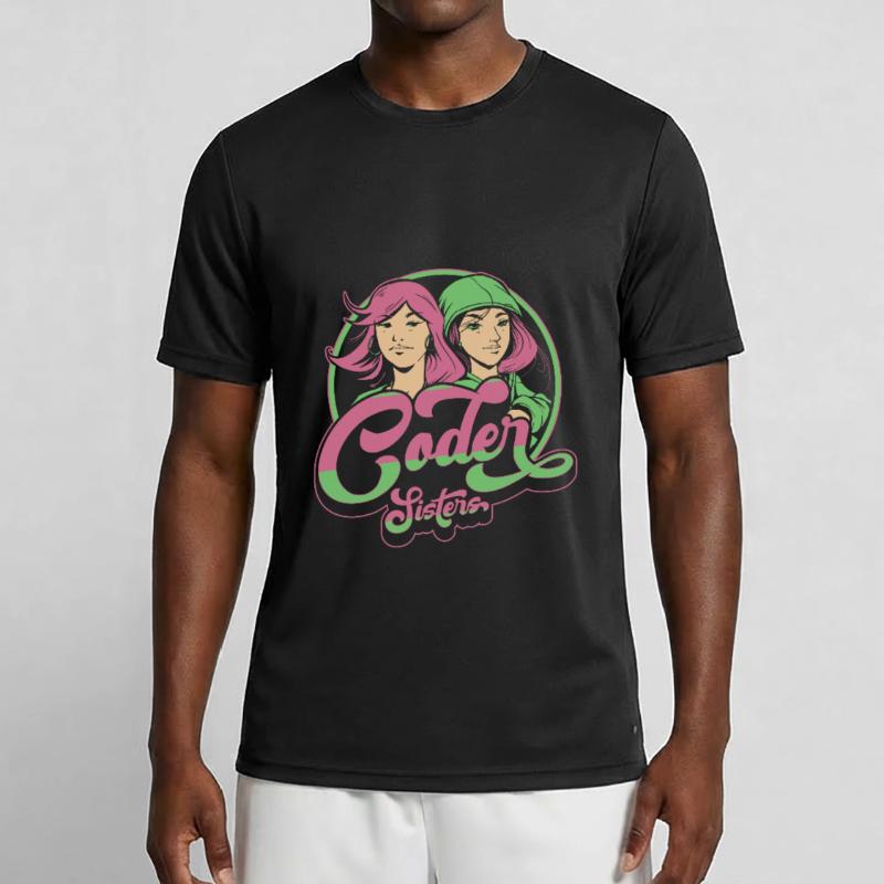 Entwickler Coder Programmierer Schwester Männer Funktions-T-Shirt