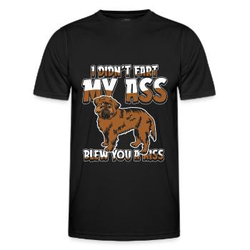 Brussels Griffon - Men's Functional T-Shirt - black - Front - AI Model Male 178 dark (178cm)