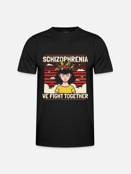 Psychology Psychologist Schizophrenia - Men's Functional T-Shirt - black