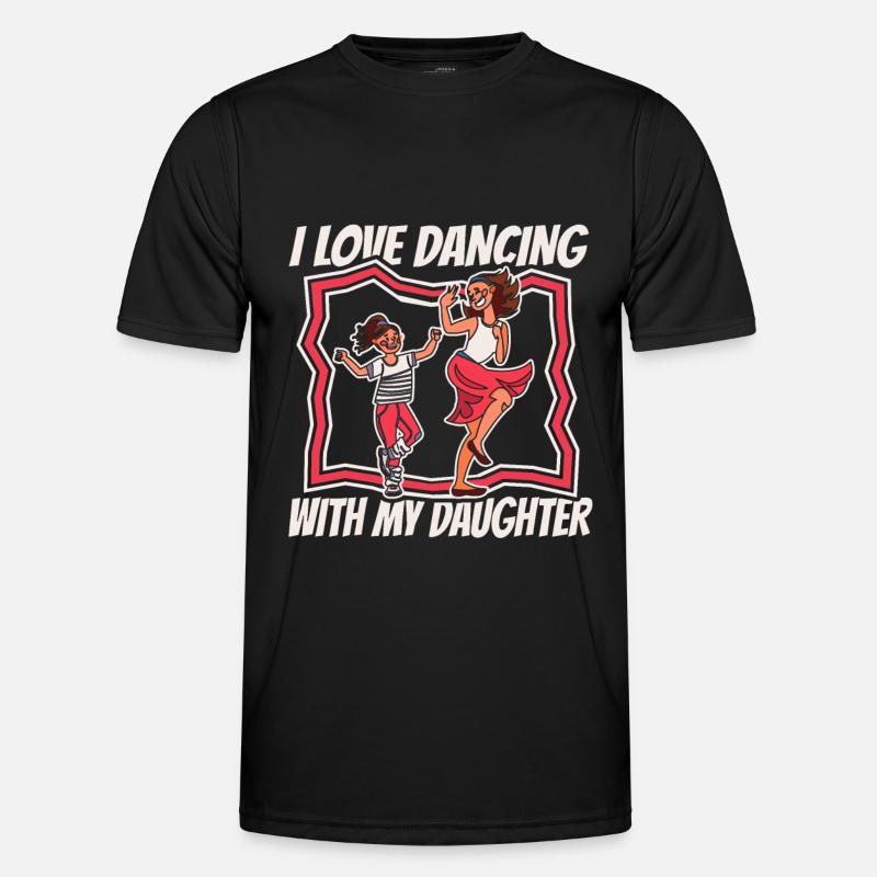 Mama Mutter Tochter Tanz Mutter - Männer Funktions-T-Shirt - Schwarz