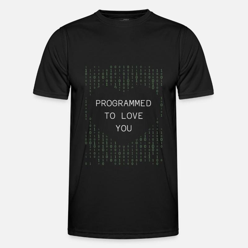 Entwickler Coder Programmierer - Männer Funktions-T-Shirt - Schwarz