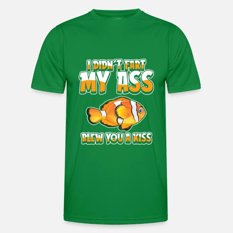 Clownfisch Witzig Männer Funktions-T-Shirt