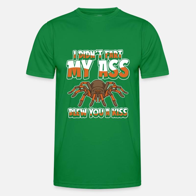 Spinne Witzig Männer Funktions-T-Shirt