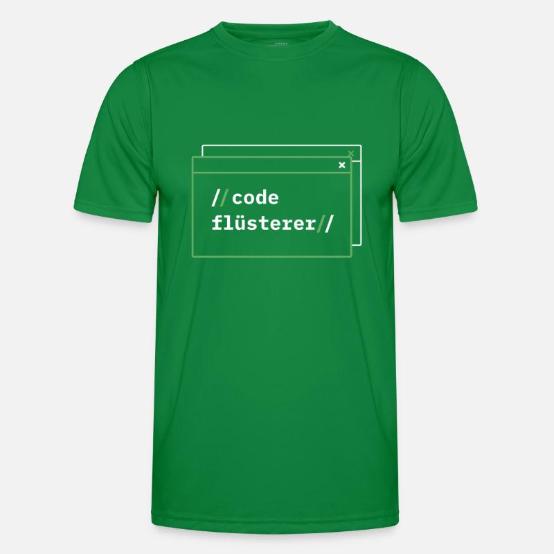 Entwickler Coder Programmierer Männer Funktions-T-Shirt