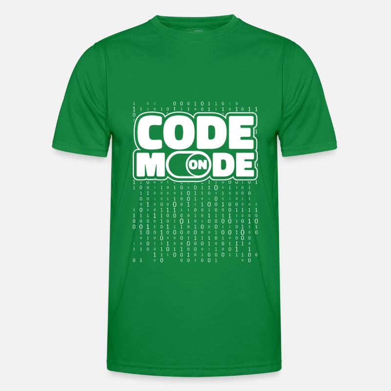 Developer Coder Programmer Men's Functional T-Shirt