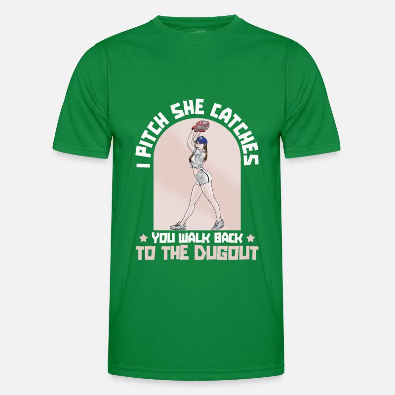 Pichet de softball T-shirt sport Homme