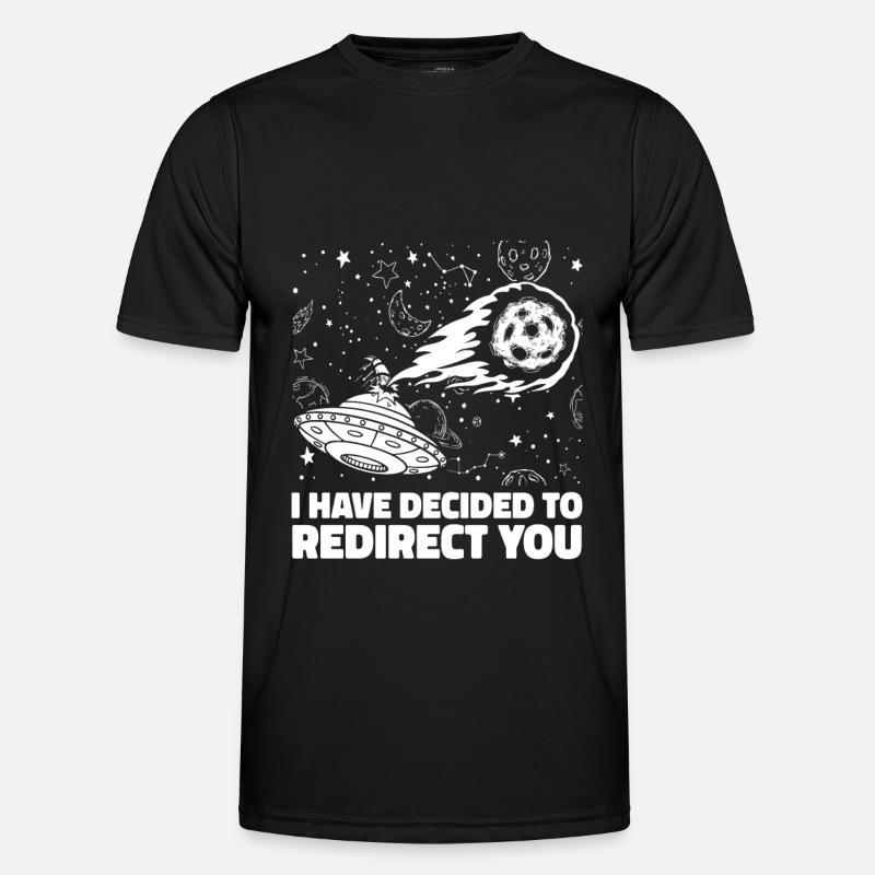 Space Space Spaceship Astroid Diversion - Men's Functional T-Shirt - black