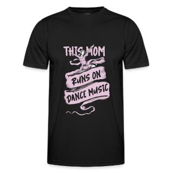 Mom Mutter Mutter Tanz Mutter - Männer Funktions-T-Shirt - Schwarz - Vorne - AI Model Male 178 dark (178cm)