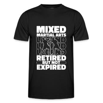 Mixed Martial Arts Im Ruhestand - Männer Funktions-T-Shirt - Schwarz - Vorne - AI Model Male 178 dark (178cm)
