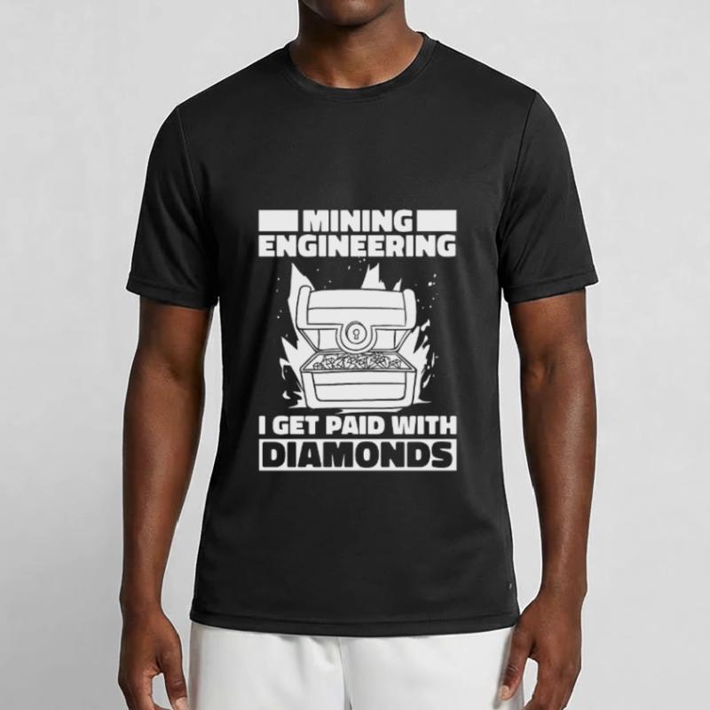 Engineer diamond mining engineer Men's Functional T-Shirt