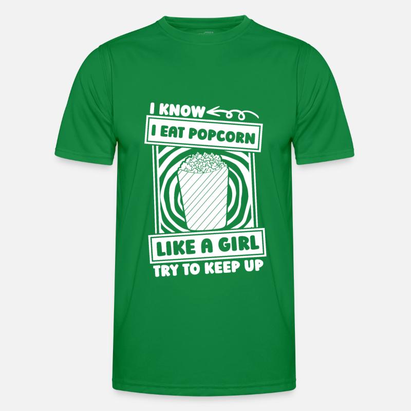 fille de pop-corn T-shirt sport Homme