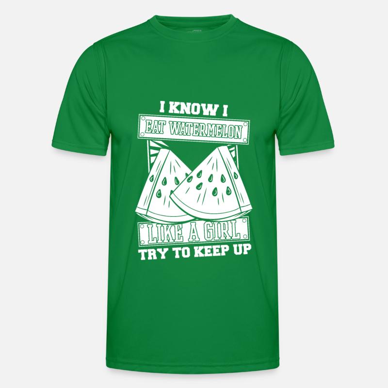 Wassermelone Mädchen Männer Funktions-T-Shirt